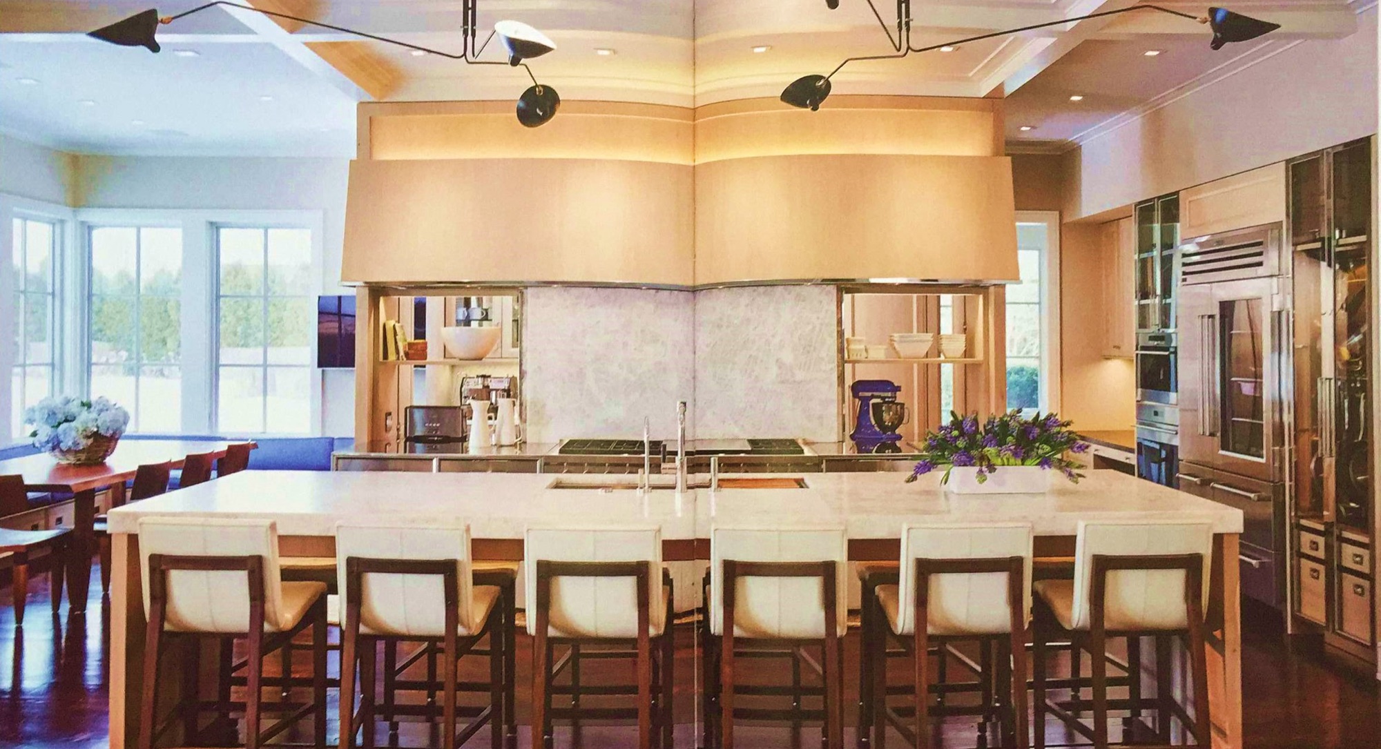 3-Acre East Hampton Estate, Sagaponack, New York, interior by Scott Himmel & Co., image 9