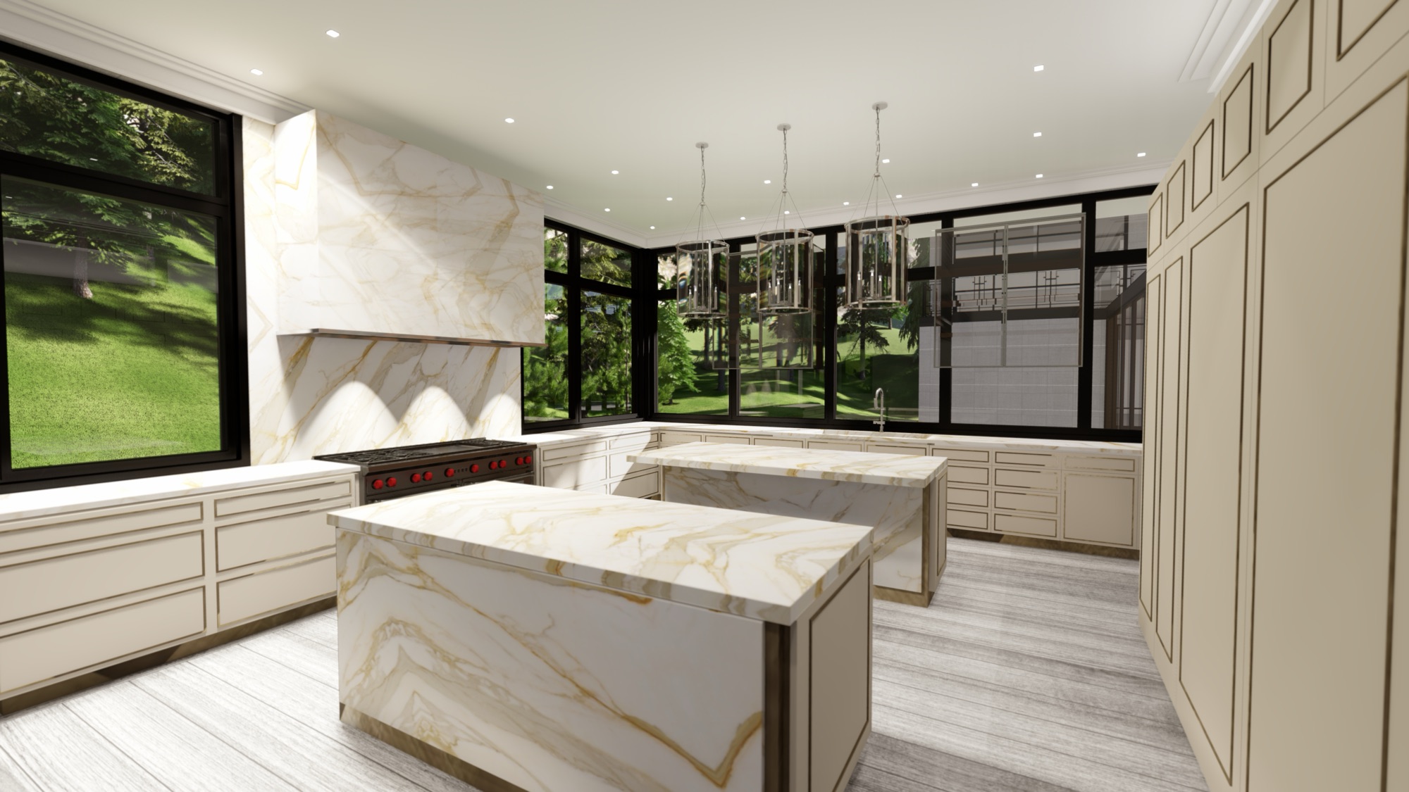 New Hillside Estate & Pavilion, Hudson River Valley, New York, interior by Scott Himmel & Co., image 10