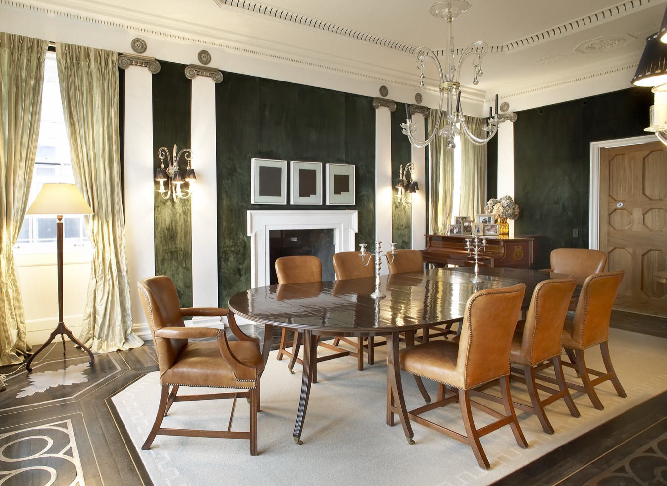 Vintage Duplex Apartment, Lincoln Park, Chicago, interior by Scott Himmel & Co., image 6