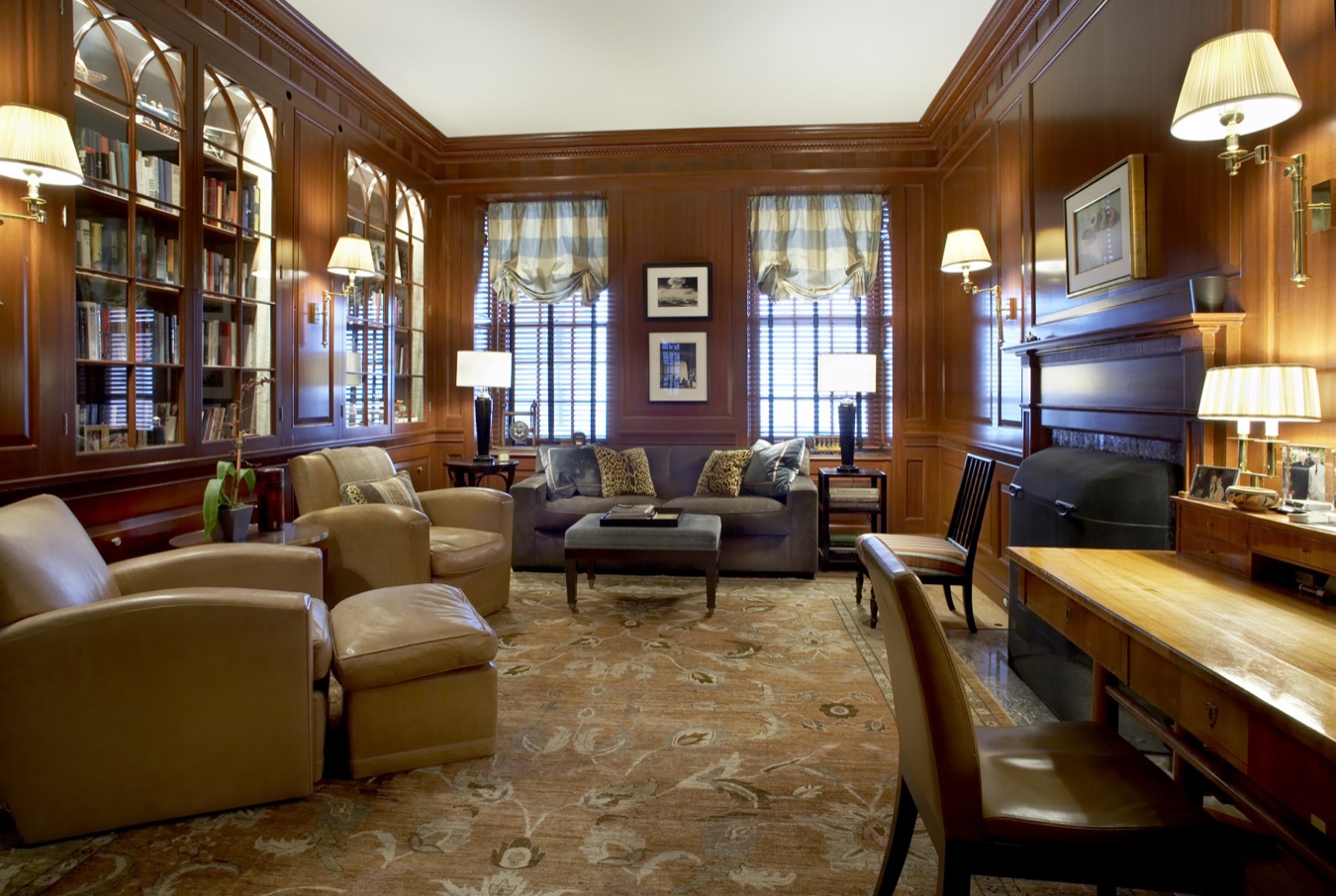 Vintage Duplex Apartment, Lincoln Park, Chicago, interior by Scott Himmel & Co., image 5
