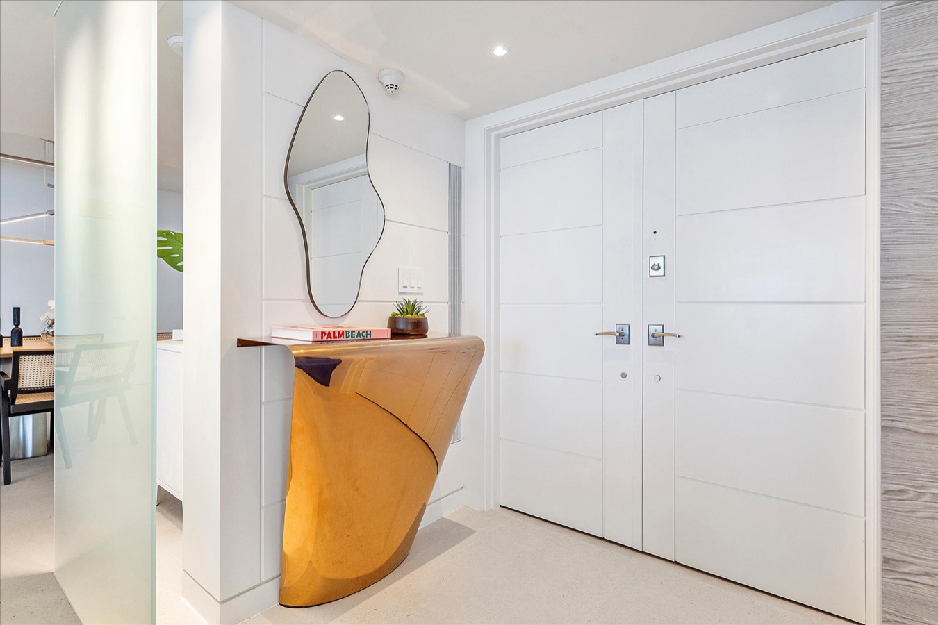 Renovated 1970s Boca Raton Condominium, Boca Raton, Florida. Interior by Scott Himmel & Co.