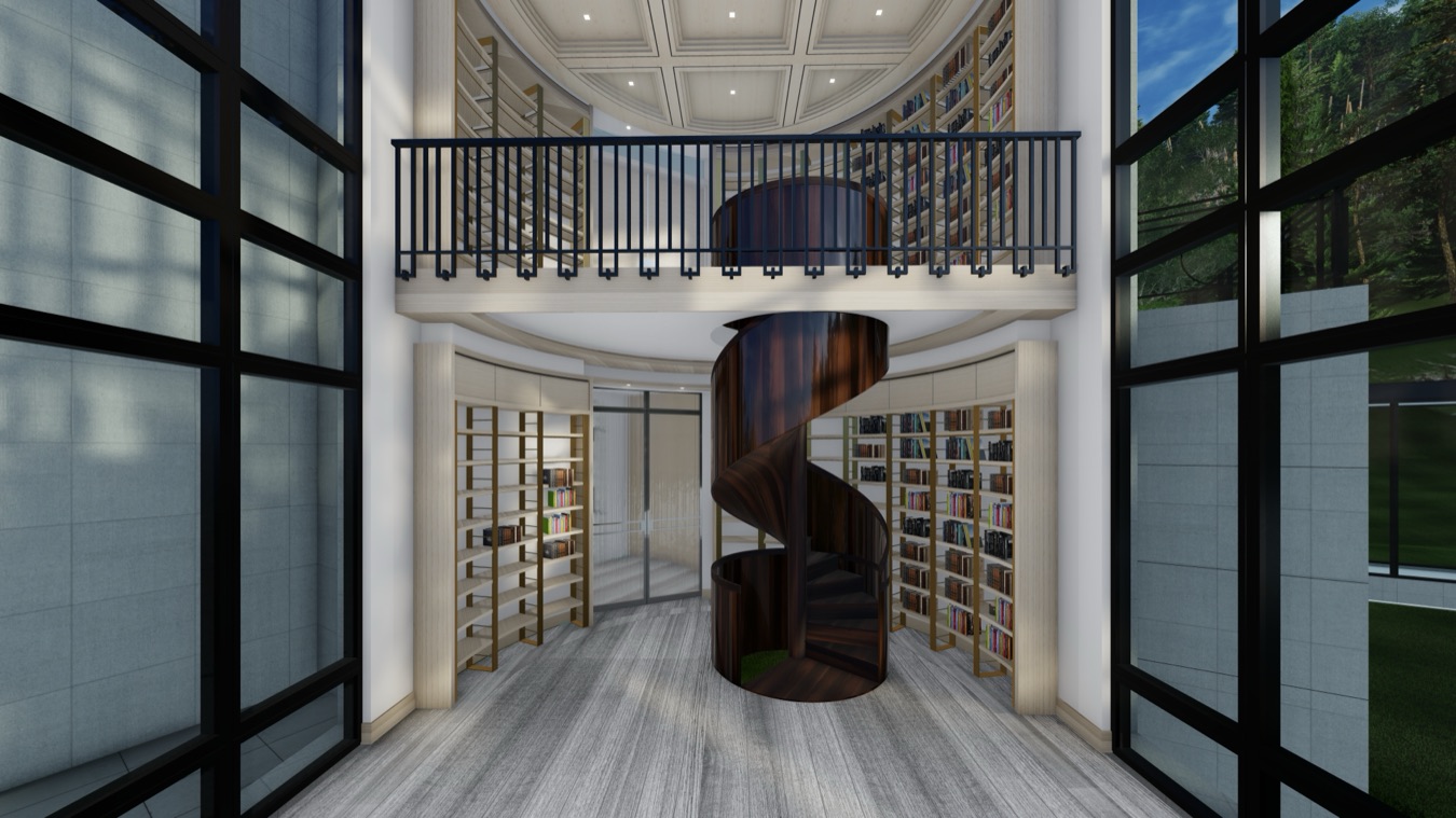 New Hillside Estate & Pavilion, Hudson River Valley, New York, interior by Scott Himmel & Co., image 11