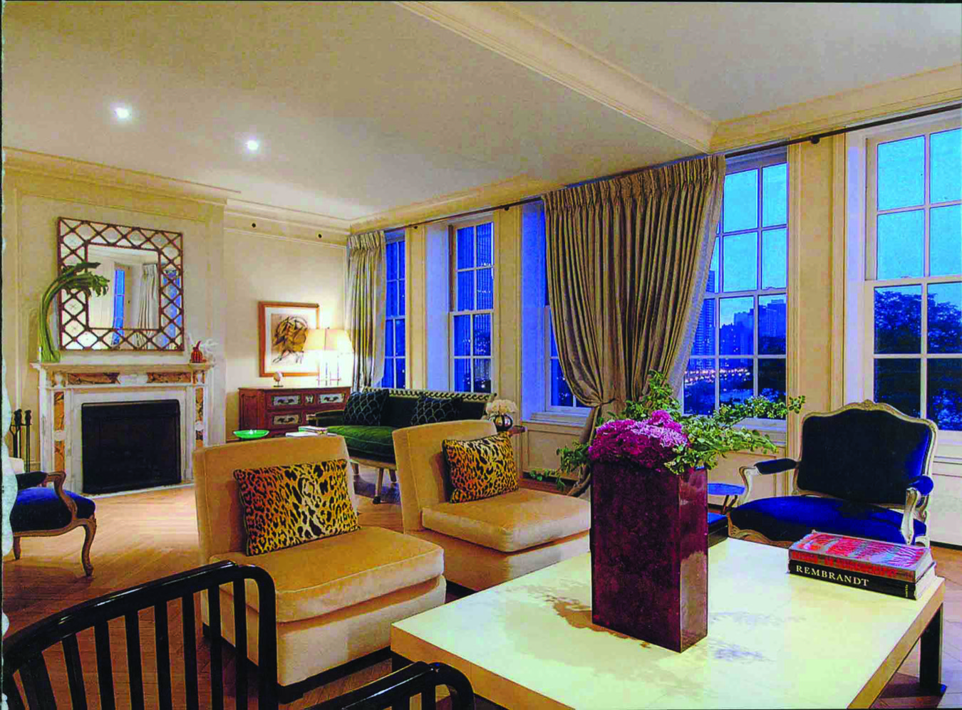 Re-creation of a 1927 Benjamin Marshall Duplex, Chicago, Illinois. Interior by Scott Himmel & Co.