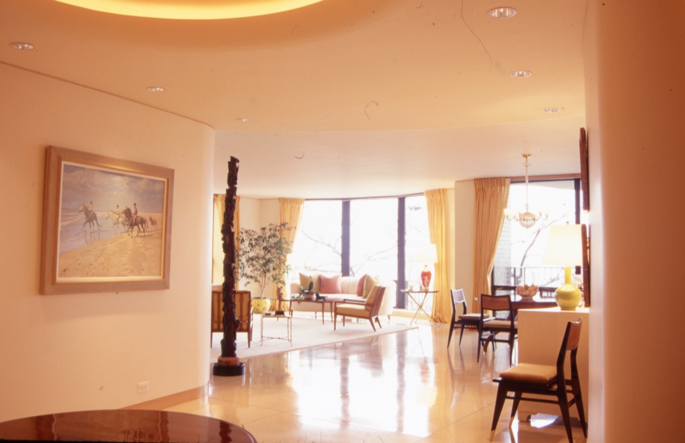 Re-design of a 1962 Modernist Condominium, Chicago, Illinois, interior by Scott Himmel & Co., image 2